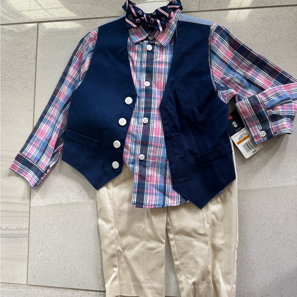 Izod Pink and Blue 4 Piece Set - 3T
